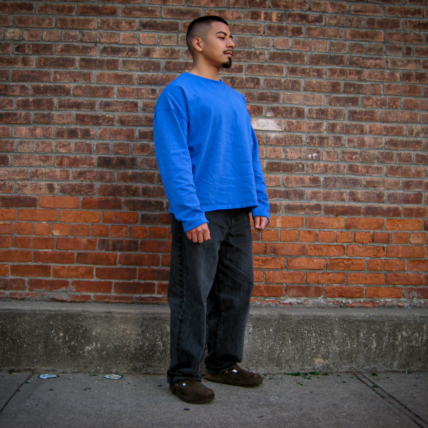 BOXY LONG SLEEVE - BLUE 23