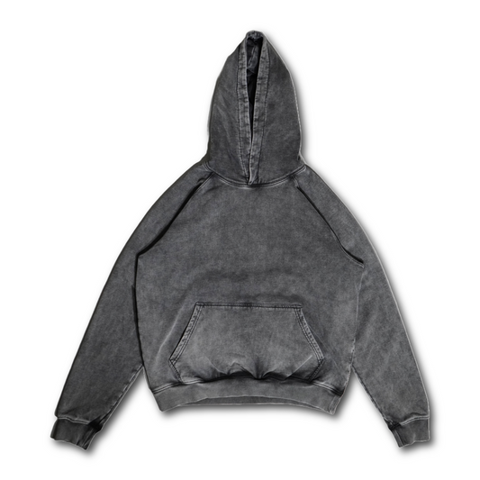 HEAVY HOODIE - GREY WASH